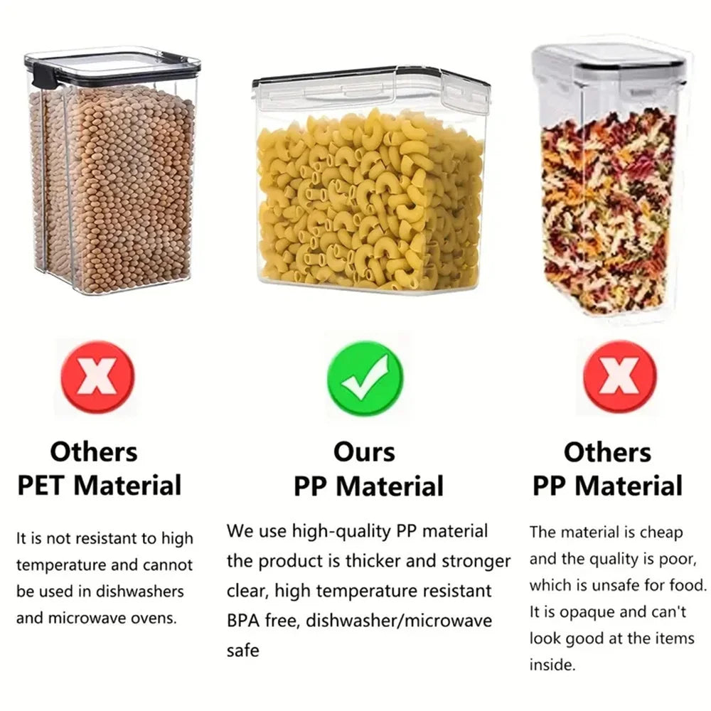 7-Piece BPA-Free Airtight Food Storage