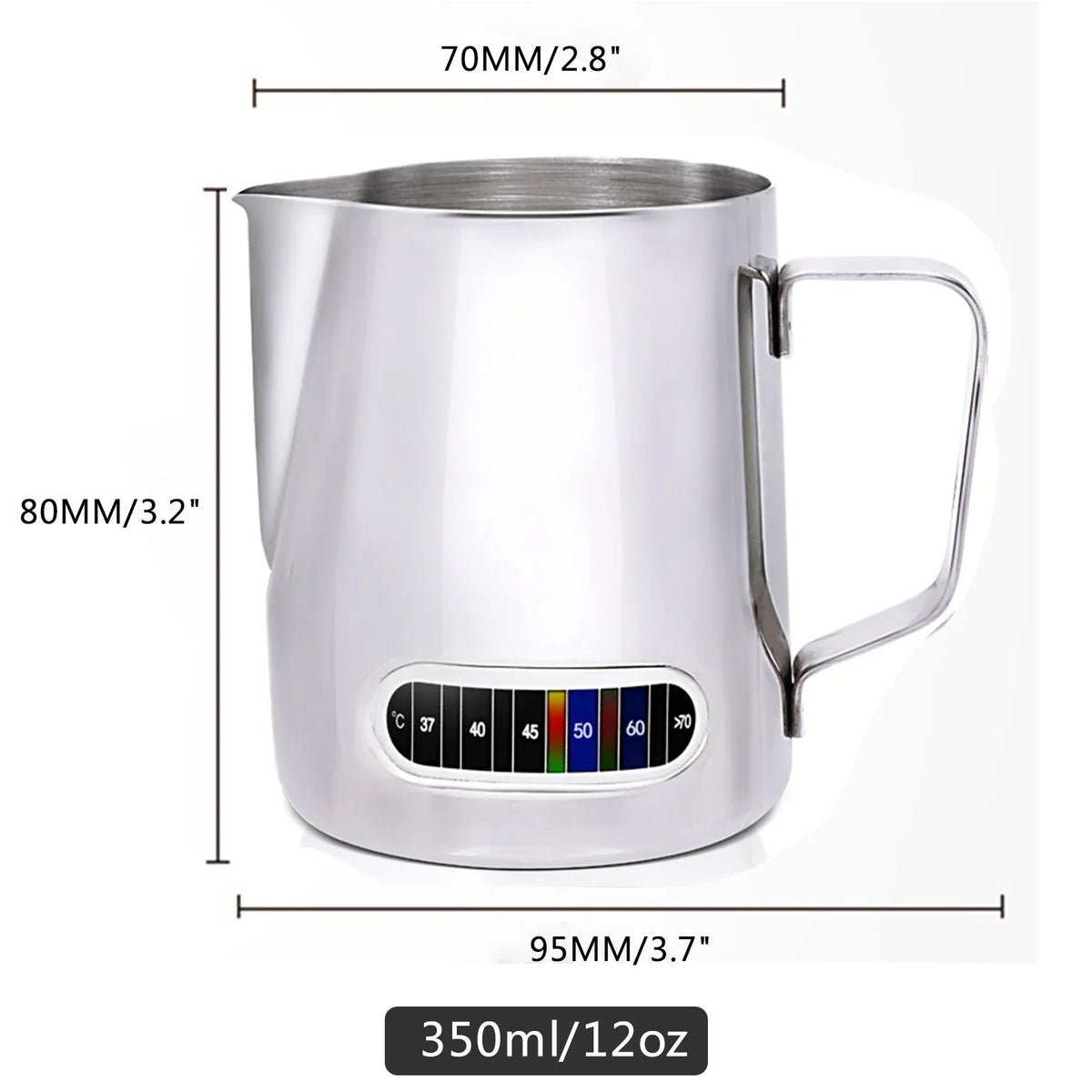 350ml Stainless Steel Milk Frothing Pitcher