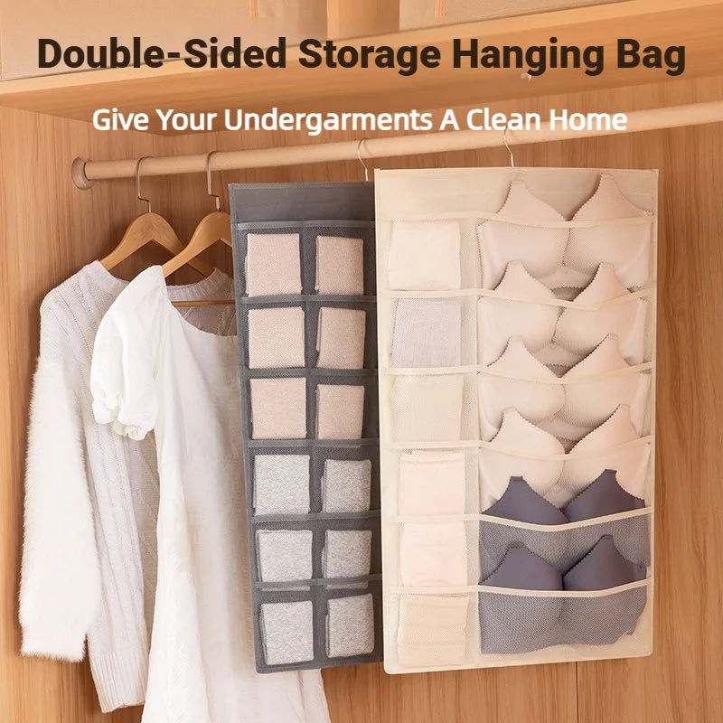 Double-Sided Hanging Storage Bag