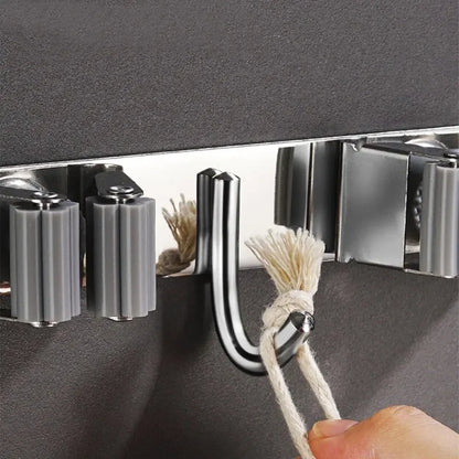 Stainless Steel Wall Mounted Mop Holder
