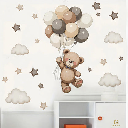 Adorable Teddy Bear Wall Decals