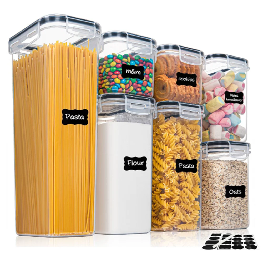 7-Piece BPA-Free Airtight Food Storage