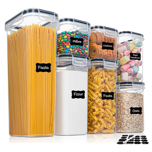 7-Piece BPA-Free Airtight Food Storage