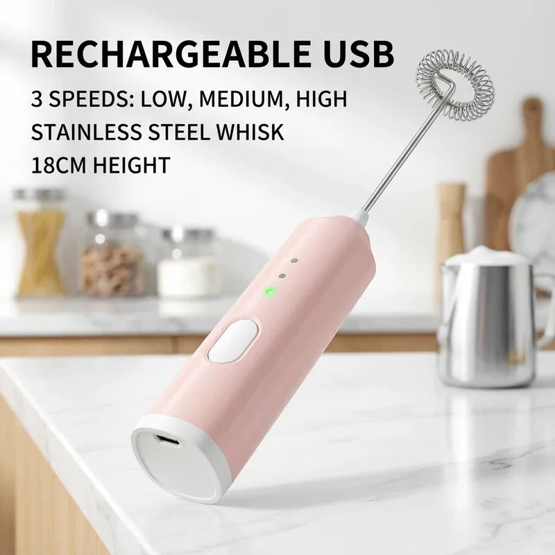 Rechargeable Handheld Milk Frother