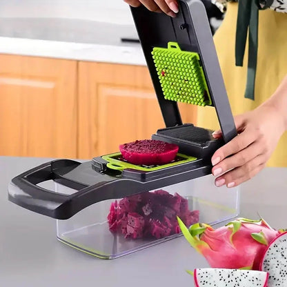 14-Piece Multifunctional Vegetable Grater Slicer