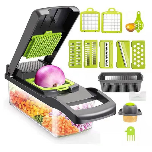 14-Piece Multifunctional Vegetable Grater Slicer