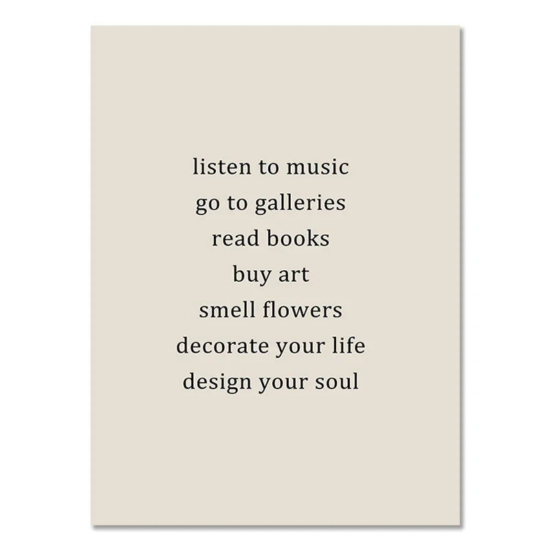 Abstract Boho Geometric Line Canvas Wall Art