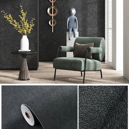 Thick Self-Adhesive Linen Wallpaper