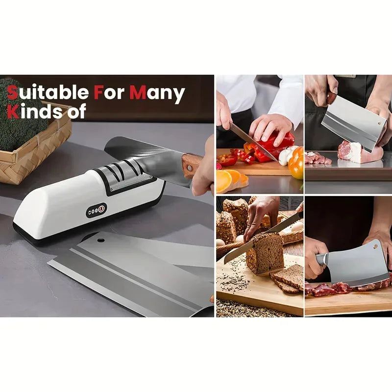 4-Gear Electric Knife Sharpener
