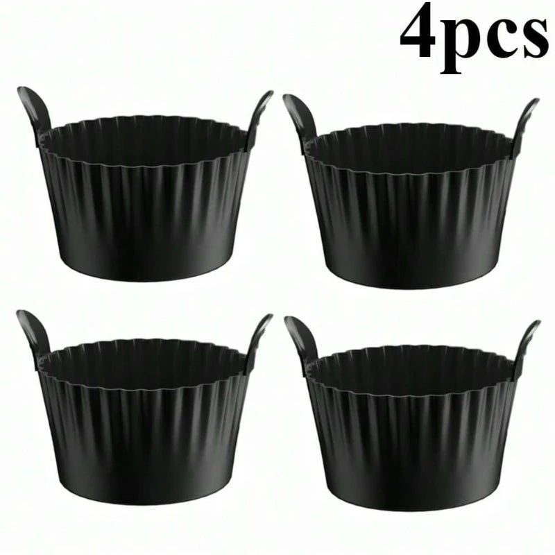 Reusable Silicone Air Fryer Liners Non-Stick Baking Cups