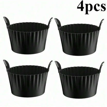 Reusable Silicone Air Fryer Liners Non-Stick Baking Cups