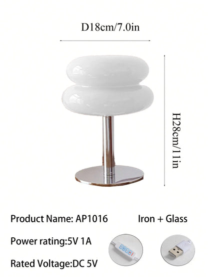 Macaron Glass LED Table Lamp