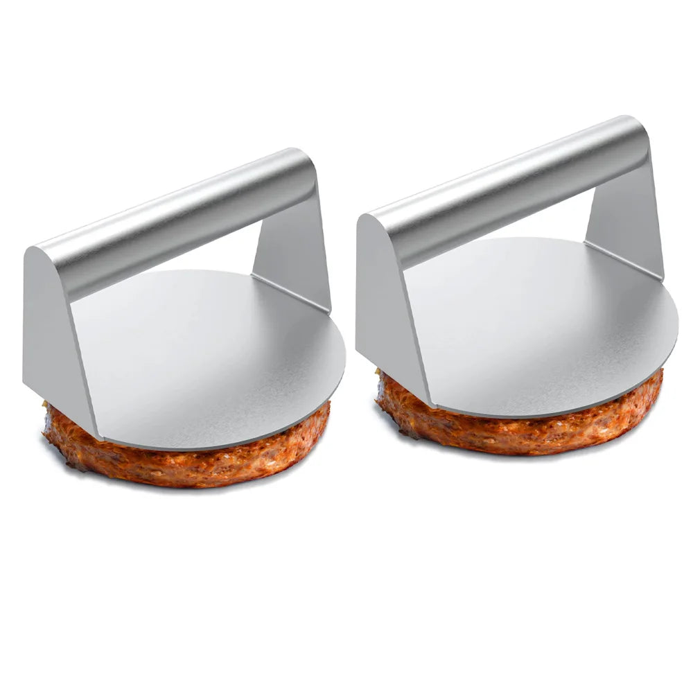 Stainless Steel Non-Stick Burger Meat Press