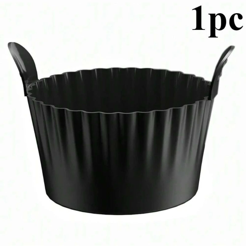 Reusable Silicone Air Fryer Liners Non-Stick Baking Cups