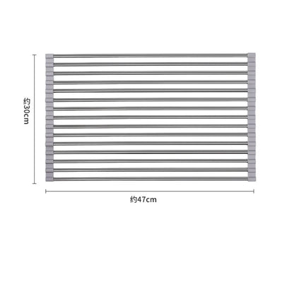 Rollable Stainless Steel Sink Drying Rack