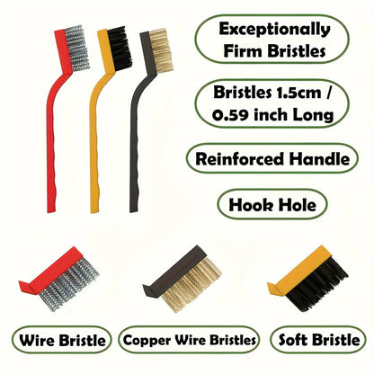 Hard Bristle Crevice Cleaning Brush