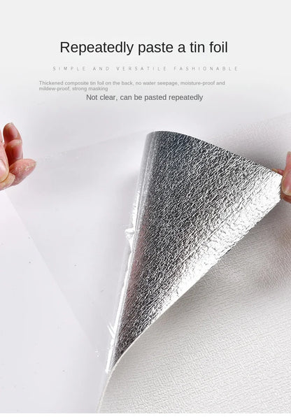 Thick Self-Adhesive Linen Wallpaper