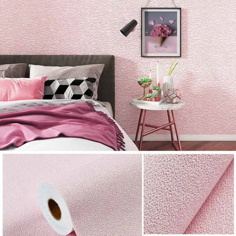 Thick Self-Adhesive Linen Wallpaper