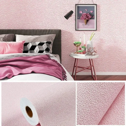 Thick Self-Adhesive Linen Wallpaper