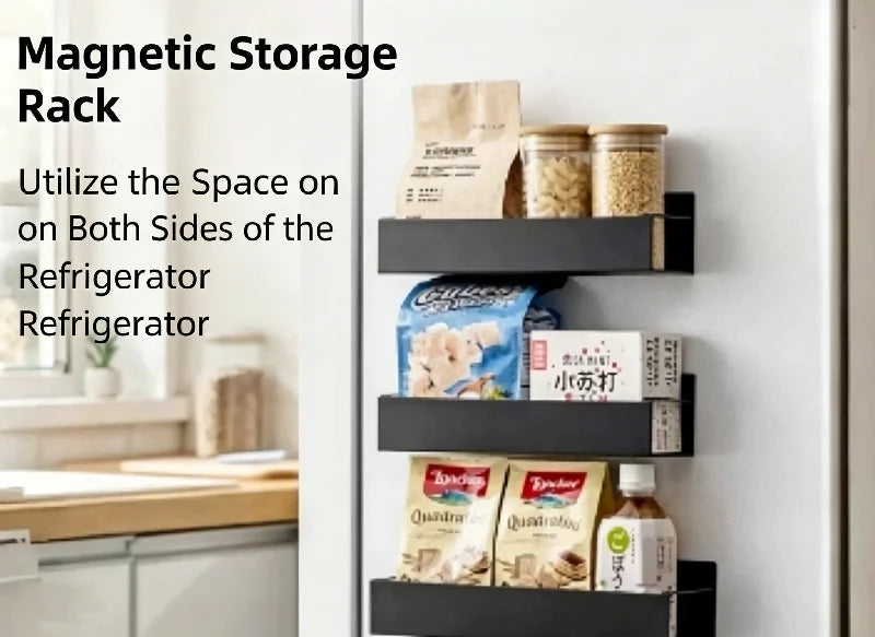 2/4PCS Magnetic Storage Basket