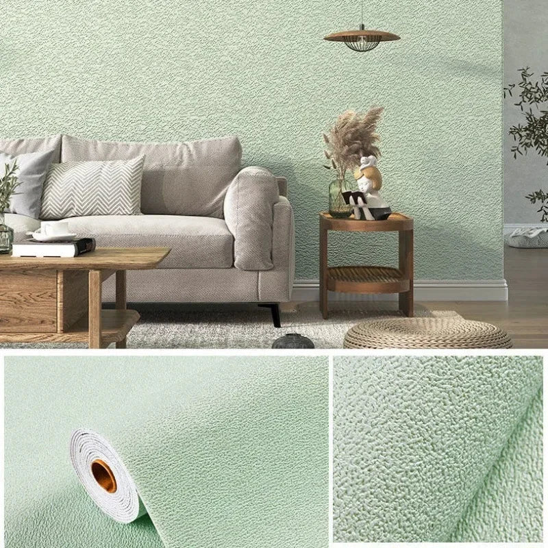 Thick Self-Adhesive Linen Wallpaper
