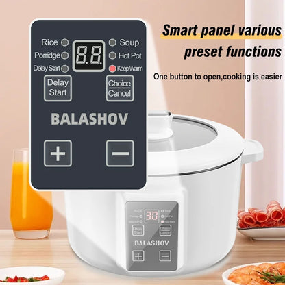 3.5L Electric Hot Pot Non-Stick Cooker