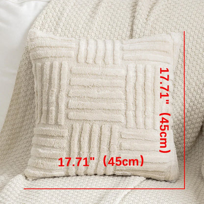 Decorative throw pillow cover