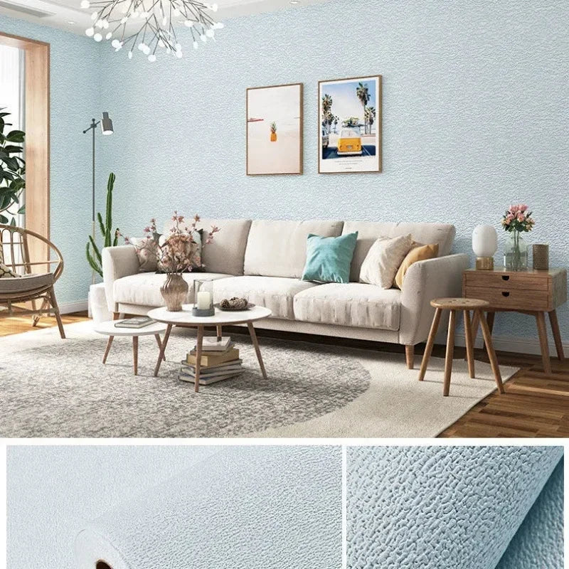 Thick Self-Adhesive Linen Wallpaper