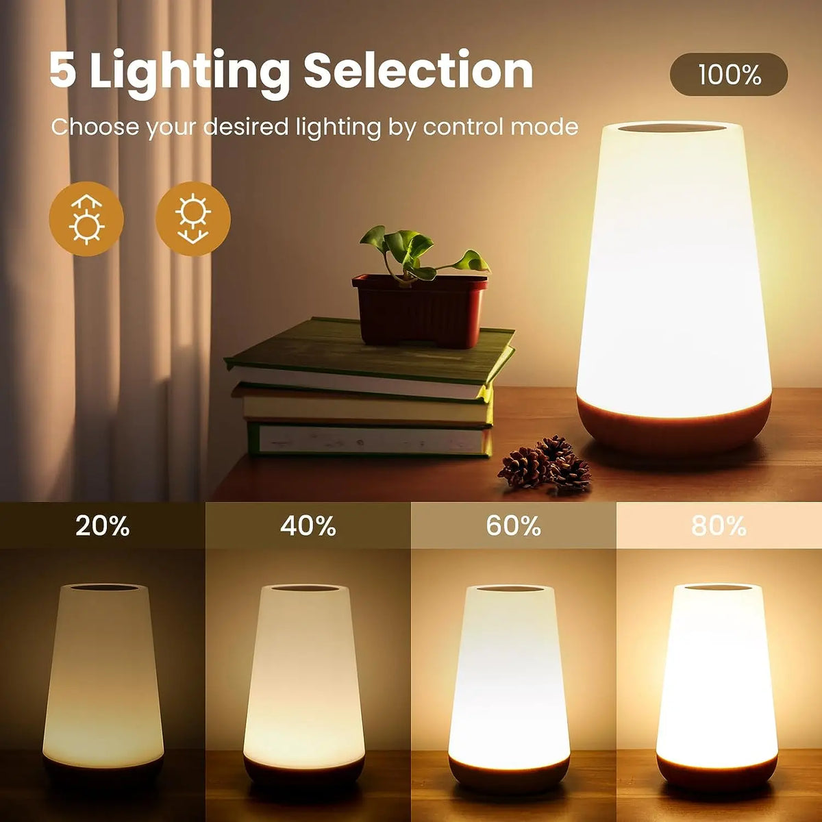 13-Color RGB Touch Table Lamp