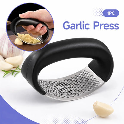 Manual Stainless Steel Garlic Press Rocker