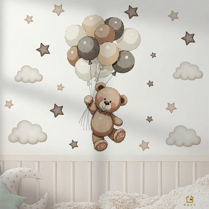 Adorable Teddy Bear Wall Decals