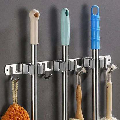 Stainless Steel Wall Mounted Mop Holder