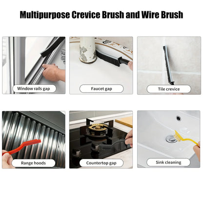 Hard Bristle Crevice Cleaning Brush
