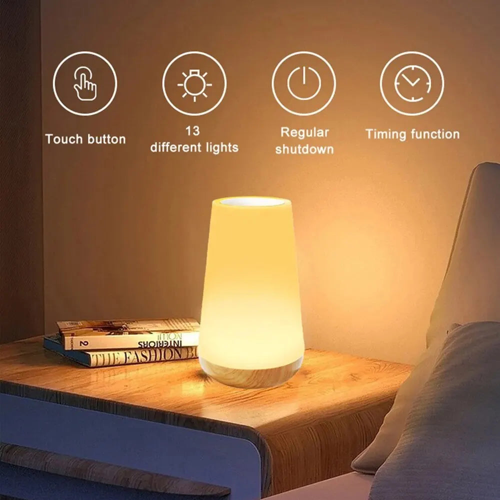 13-Color RGB Touch Table Lamp