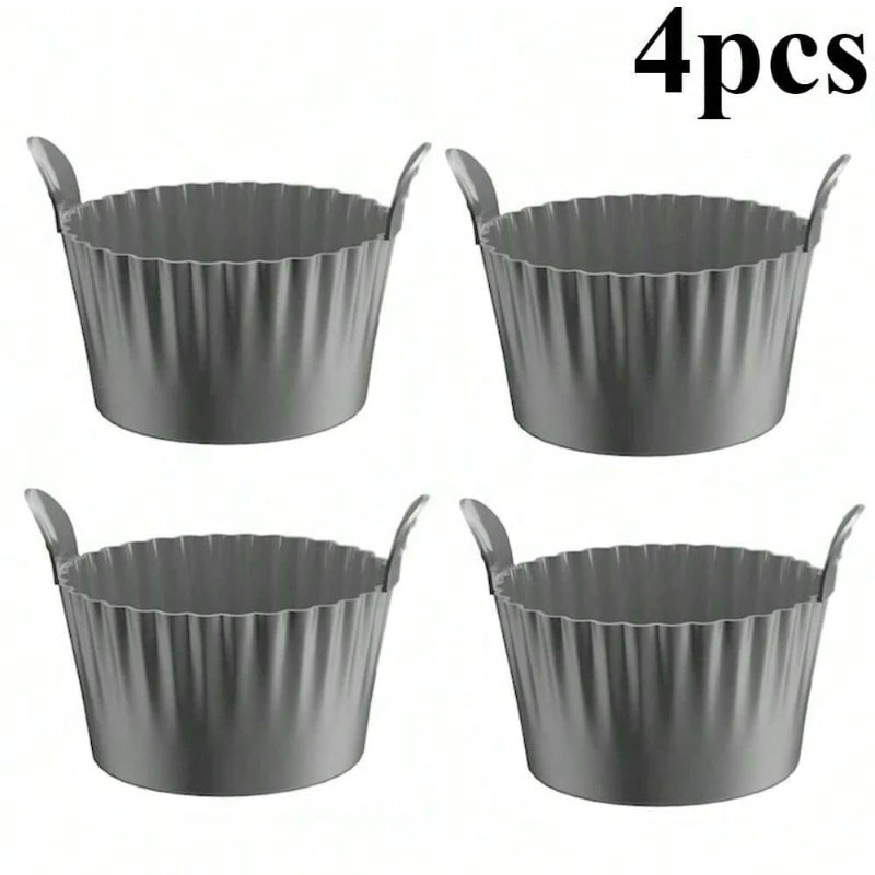 Reusable Silicone Air Fryer Liners Non-Stick Baking Cups