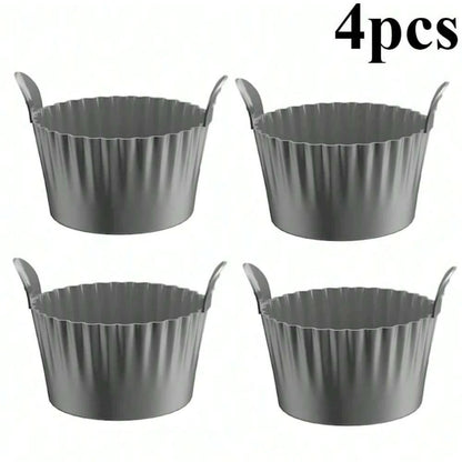 Reusable Silicone Air Fryer Liners Non-Stick Baking Cups